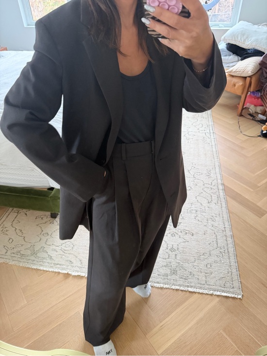 COS Jackets & Blazers - Cos Classic Brown Oversized Blazer and Trousers Set
